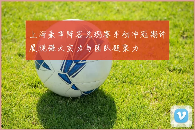 上海豪华阵容兑现赛季初冲冠期许展现强大实力与团队凝聚力