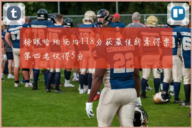 榜眼哈珀场均118分获最佳新秀得票第四名仅得5分
