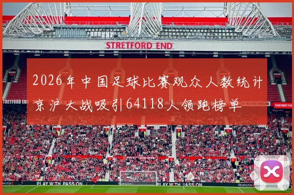 2026年中国足球比赛观众人数统计京沪大战吸引64118人领跑榜单